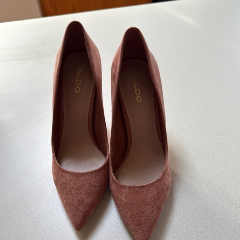 ALDO Women's Brown Suede Pumps